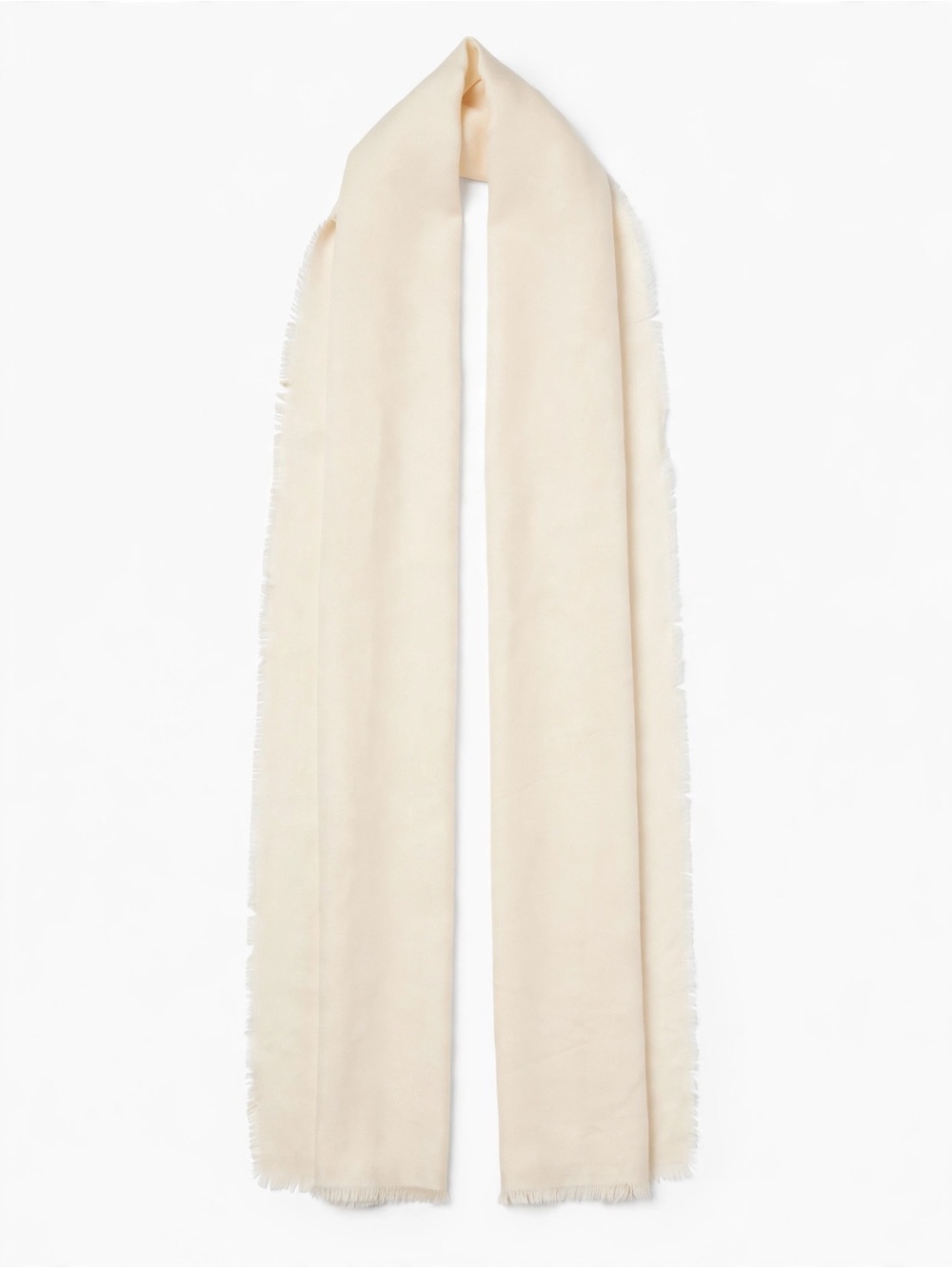 LC Lauren Conrad Light Cream Long Women's Scarf